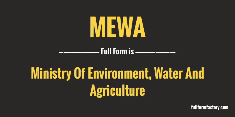 mewa-full-form