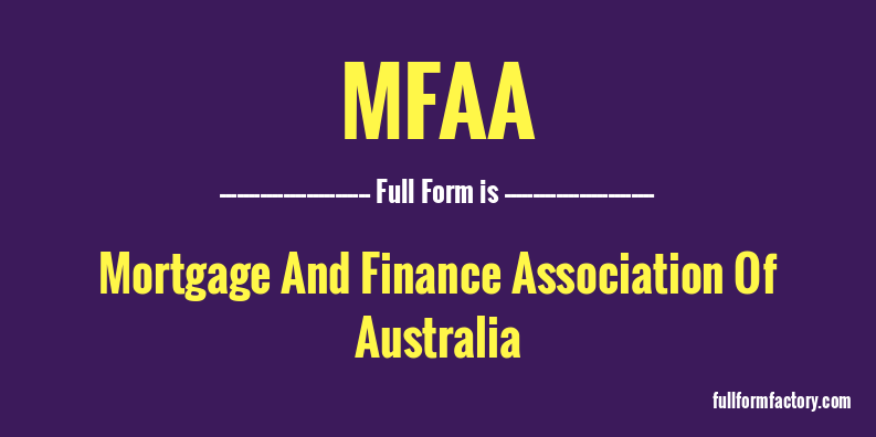 mfaa-full-form
