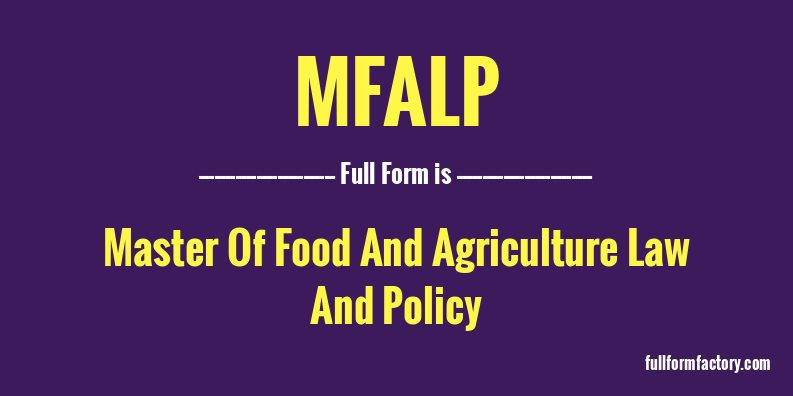 mfalp-full-form