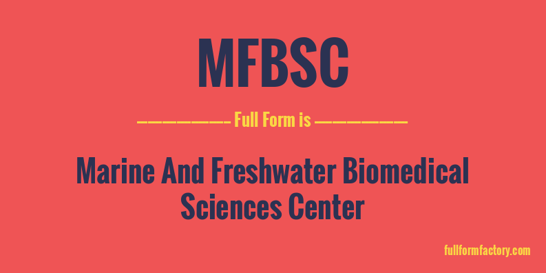 mfbsc-full-form