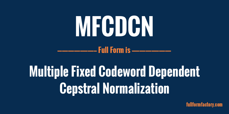 mfcdcn-full-form