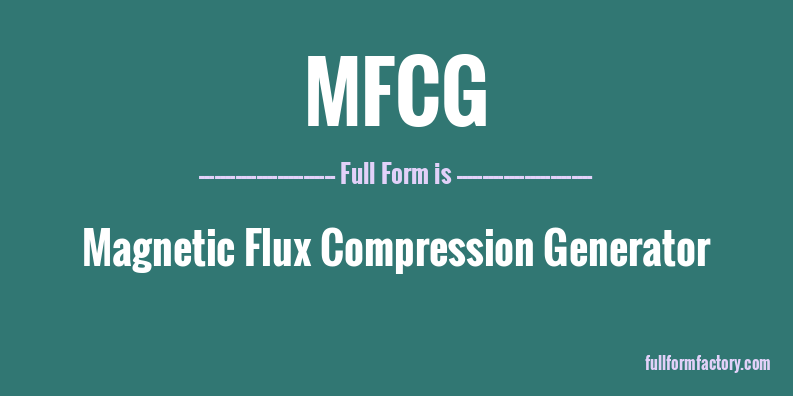 mfcg-full-form