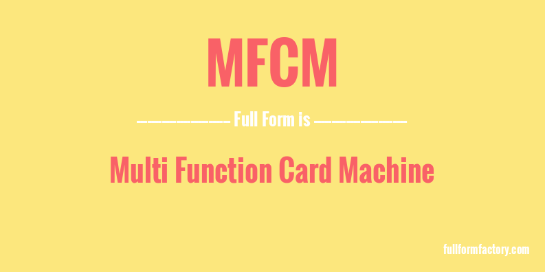 mfcm-full-form