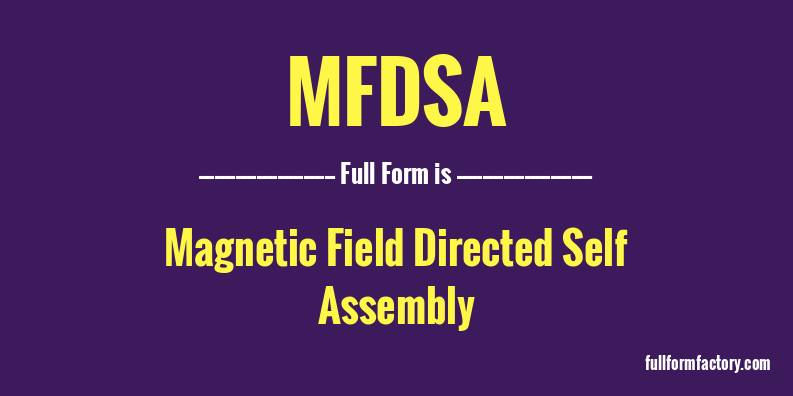 mfdsa-full-form