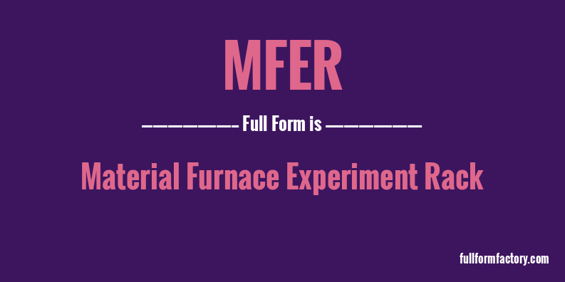 mfer-full-form