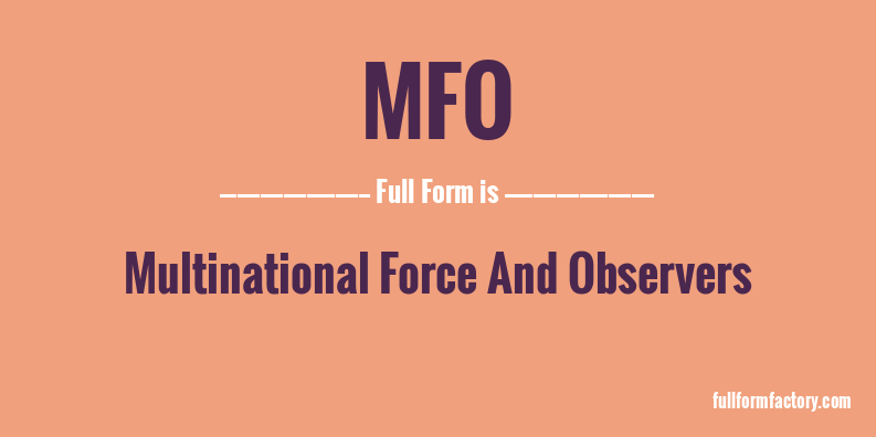 mfo-full-form