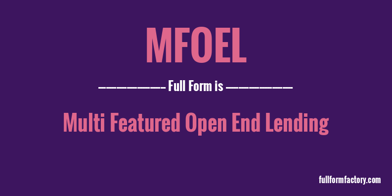 mfoel-full-form