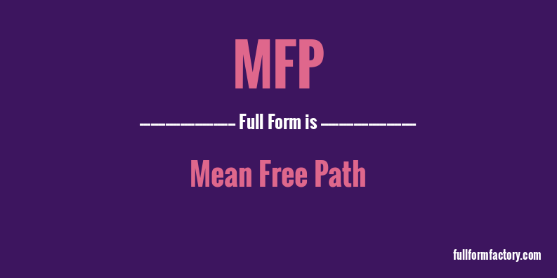 mfp-full-form