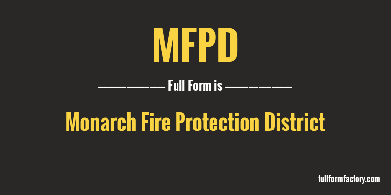 mfpd-full-form