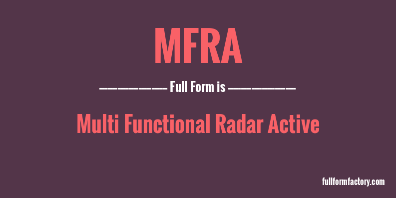 mfra-full-form
