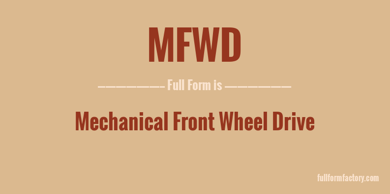 mfwd-full-form