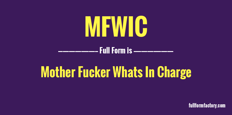 mfwic-full-form