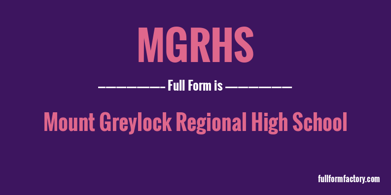 mgrhs-full-form