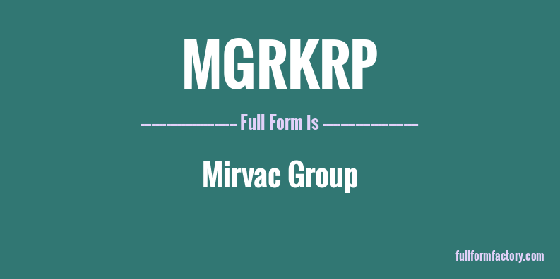 mgrkrp-full-form