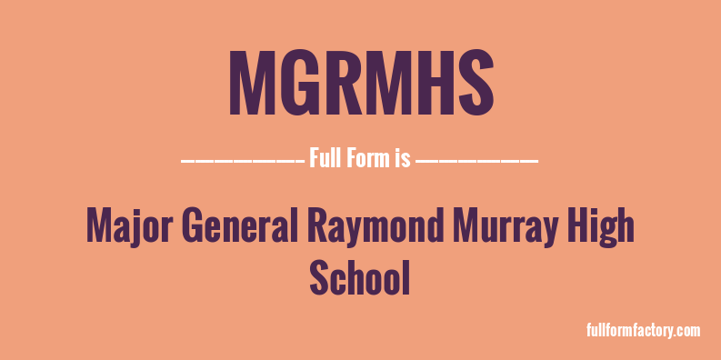 mgrmhs-full-form