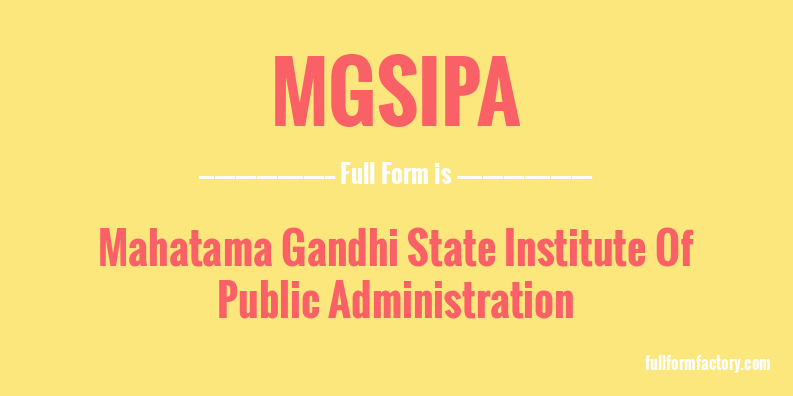 mgsipa-full-form