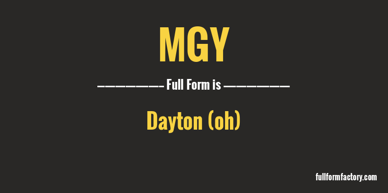 mgy-full-form