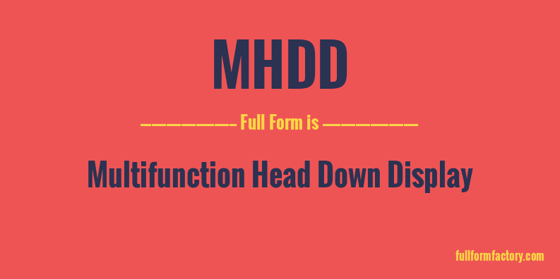 mhdd-full-form