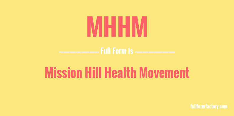 mhhm-full-form