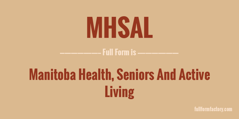 mhsal-full-form