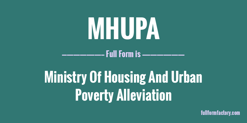 mhupa-full-form