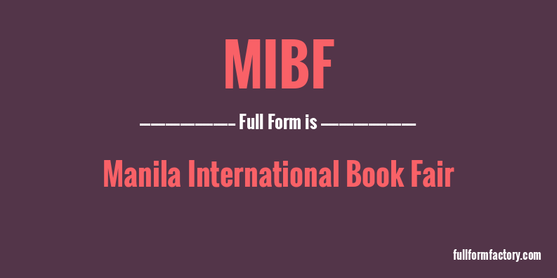 mibf-full-form