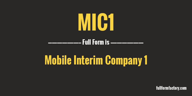 mic1-full-form