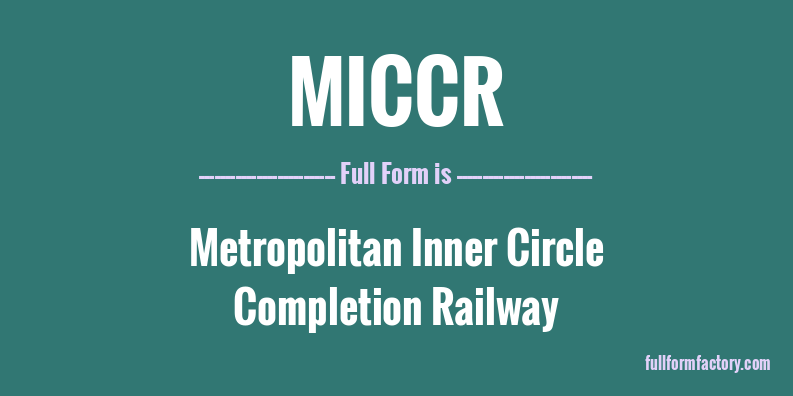 miccr-full-form