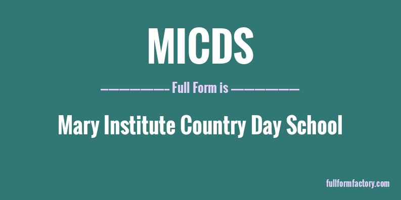 micds-full-form