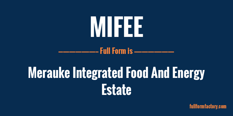 mifee-full-form