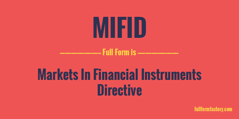 mifid-full-form