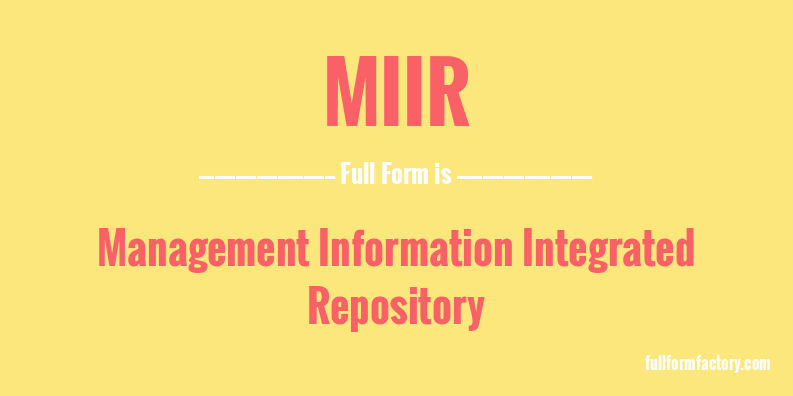 miir-full-form
