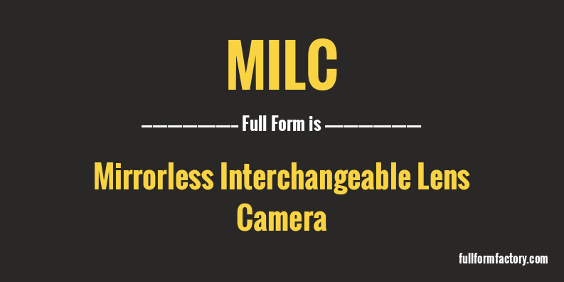 milc-full-form
