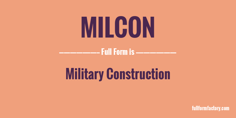 milcon-full-form