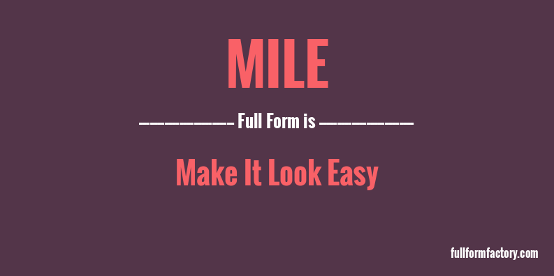 mile-full-form