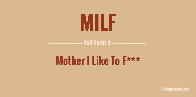 milf-full-form
