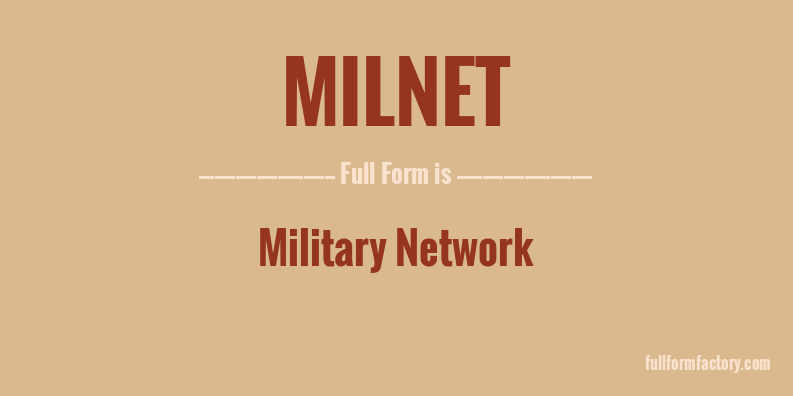 milnet-full-form