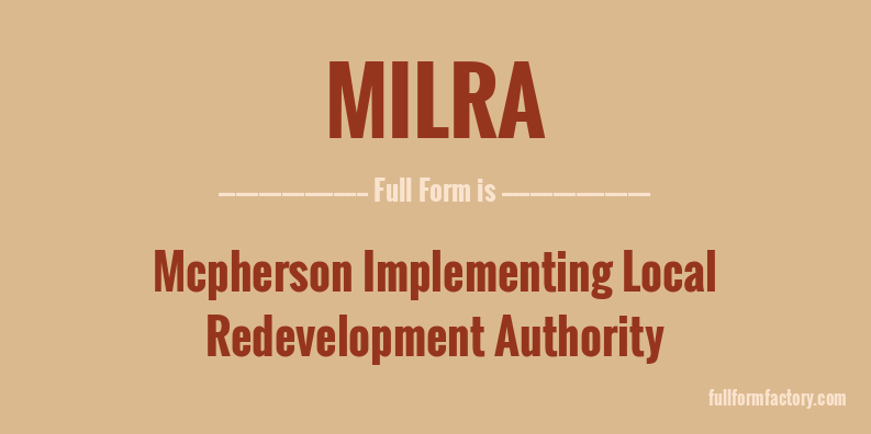 milra-full-form