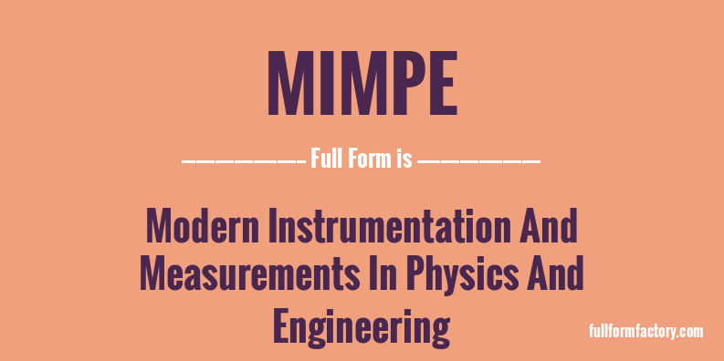 mimpe-full-form