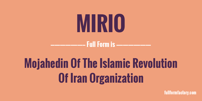 mirio-full-form