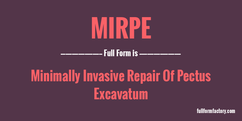 mirpe-full-form