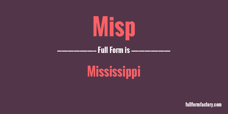 misp-full-form