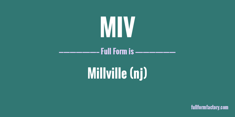 miv-full-form