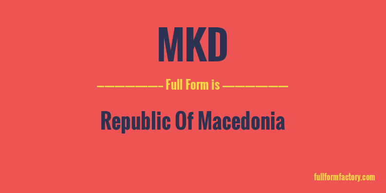mkd-full-form