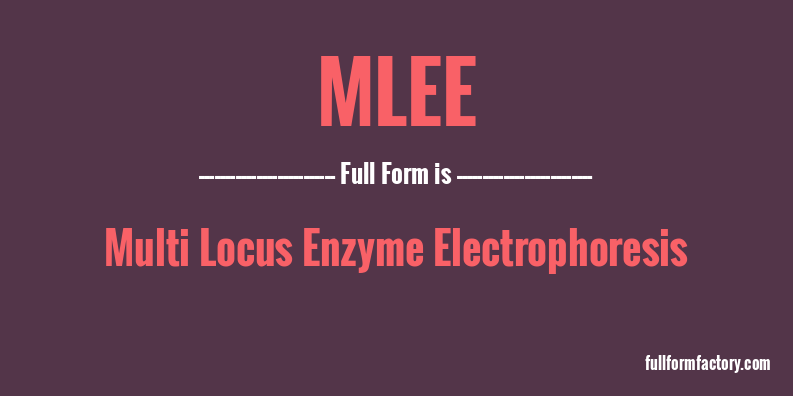 mlee-full-form