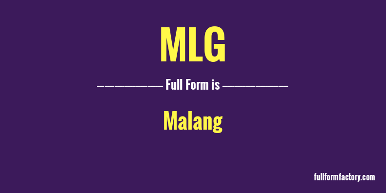 mlg-full-form