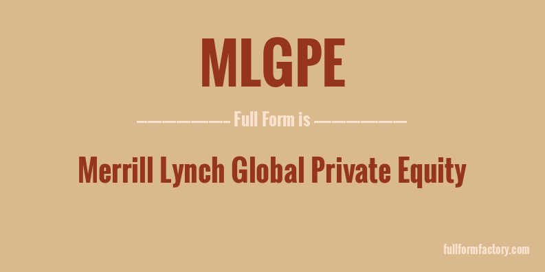mlgpe-full-form