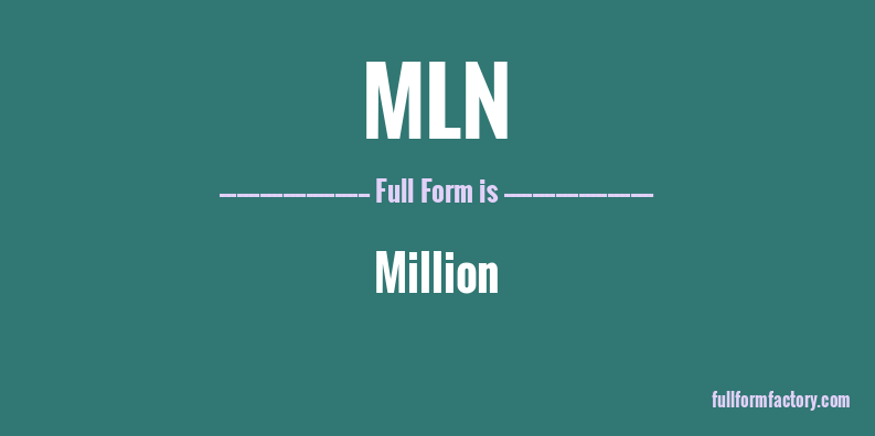 mln-full-form