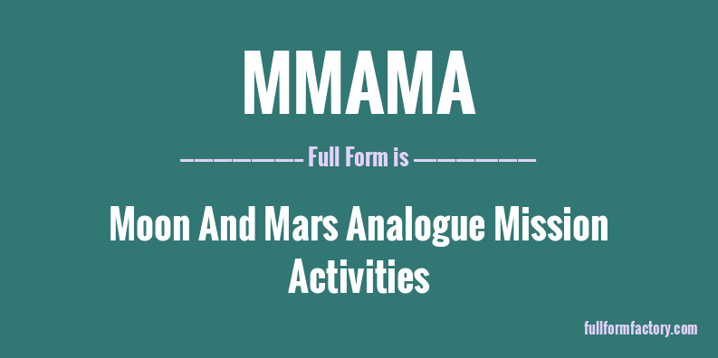 mmama-full-form