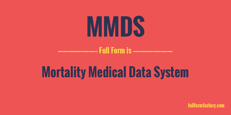 mmds-full-form